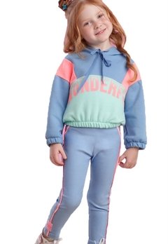 Conjunto Calça Infantil Azul Wonderful Mon Sucre