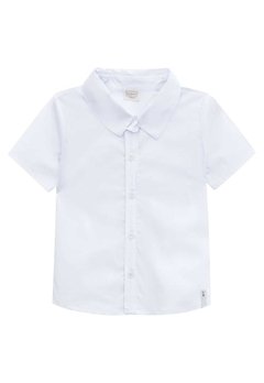 Conjunto Camisa MC Bermuda Folhas Branco LucBoo - comprar online