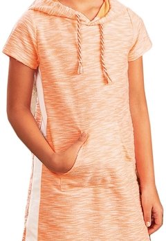 Vestido Moletom Flamê Infantil Laranja Bugbee - comprar online