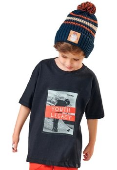 Camiseta Infantil Preta Youth Legacy Ricoo