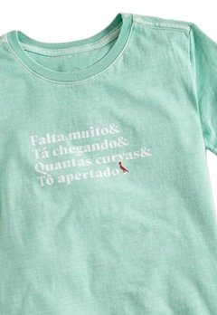 Camiseta Infantil Estampada Verde Reserva Mini - comprar online