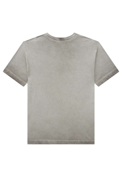 Camiseta Cinza Lavagem Algodão Infantil Jhonny Fox - comprar online
