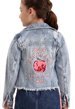 Jaqueta Infantil Jeans Petit Cherrie - comprar online