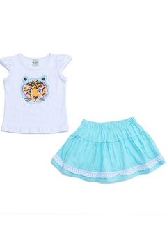 Conjunto Infantil Cotton Meia Malha Azul Have Fun - comprar online