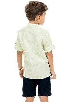 Conjunto Infantil Camisa Verde Ok&Pakita - comprar online