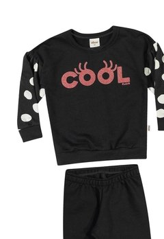 Conjunto Blusão e Calça Cool Preto Elian - comprar online