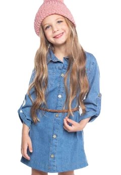 Vestido Infantil Jeans Have Fun