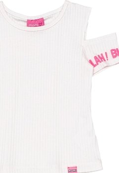 Blusa Infantil Branca Blah! Momi - comprar online