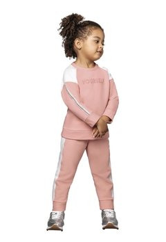 Conjunto Calça Infantil Rosa Colorittá - comprar online