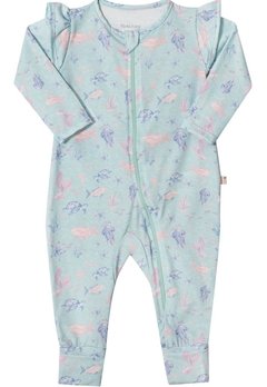 Body Infantil Longo Azul Nini&Bambini