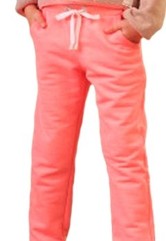 Calça Moletom Infantil Rosa Bugbee - comprar online