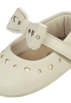 Sapato Nude Corações Infantil Pampili - comprar online