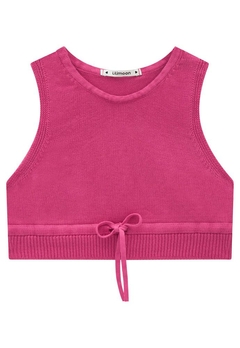 Cropped Tricot Top Rosa Lilimoon