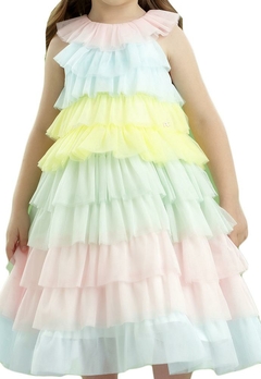 Vestido Infantil Festa Tule Colors Petit Cherie - comprar online