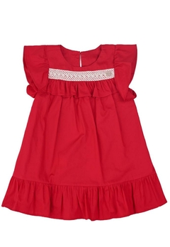 Vestido Infantil Liso Vermelho Antonita - comprar online