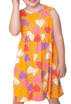 Vestido Infantil Estampado abóbora Passagem Secreta - comprar online
