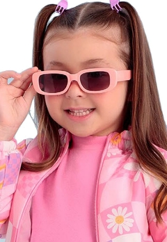 Oculos Sol Rosa Claro Infantil Mon Sucrê