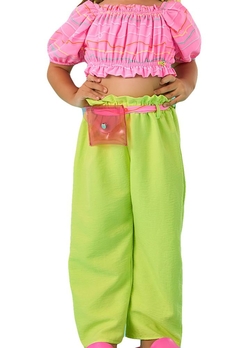 Conjunto Calça Cropped Viscose Infantil Mon Sucrê