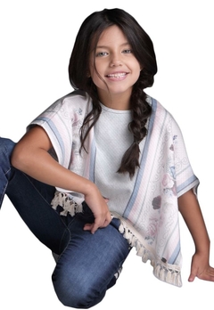 Blusa Poncho Estampado Petit Cherie