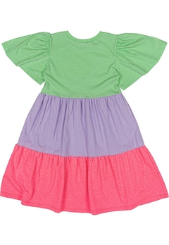 Vestido Curto Infantil Tri Color Momi - comprar online