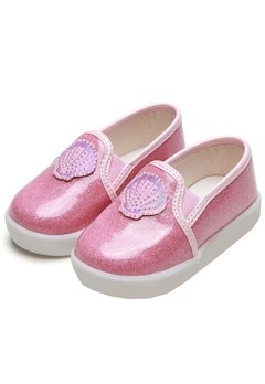 Tênis Slip On Menina Concha Rosa Pimpolho