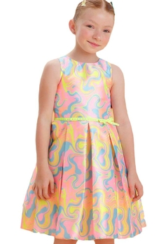 Vestido Infantil Estampado Neon Petit Cherie