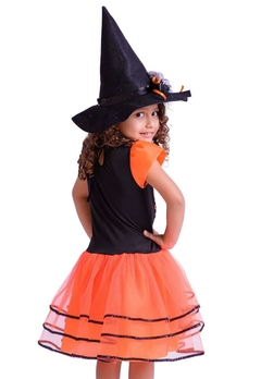 Fantasia Infantil Halloween Laranja Douvelin - comprar online