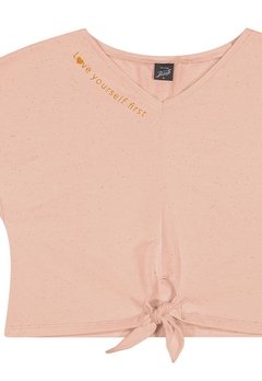 Blusa Juvenil Nó Salmão Elian - comprar online