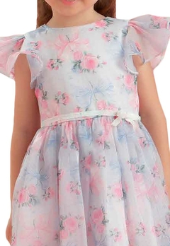 Vestido Floral Infantil Rosa Petit Cherrie - comprar online