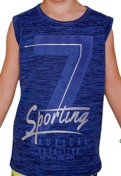 Camiseta Infantil Azul Sporting Passagem Secreta - comprar online