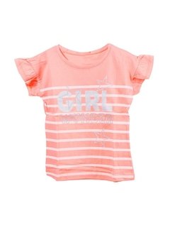 Blusa Infantil Estampada Girl Power Laranja Have Fun