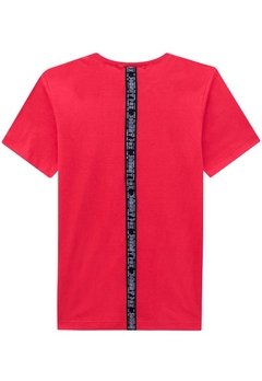 Camiseta Infantil Vermelha Johnny Fox - comprar online
