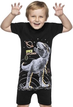 Pijama Infantil Dino Preto Elian