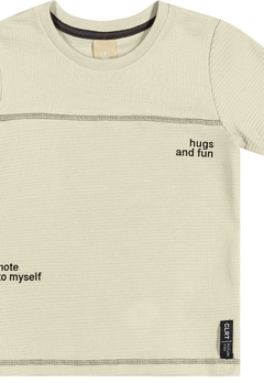 Camiseta Meia Malha Texturizada Branca Colorittá - comprar online