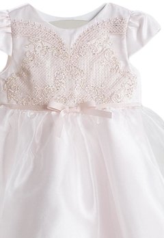 Vestido Bebê Infantil Bordado Off White Petit Cherie - comprar online