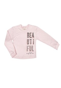 Blusa Moletom Infantil Rosa Beautiful Have Fun - comprar online