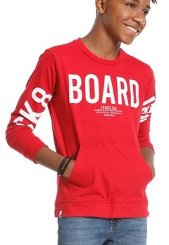 Camiseta ML Infantil Vermelho Board Banana Danger - comprar online