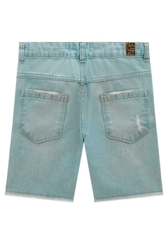 Bermuda Jeans Claro Destroyd Infantil Jhonny Fox - comprar online