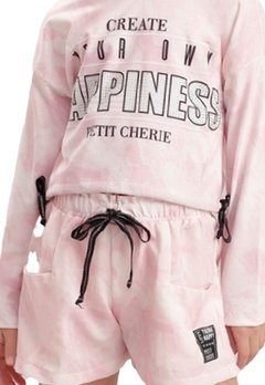 Conjunto Shorts Infantil Roda Happiness Petit Cherrie - comprar online