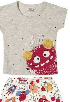Pijama Infantil Monstro Mescla Elian - comprar online