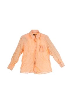 Camisa Manga Longa Básica Laranja Mini Us