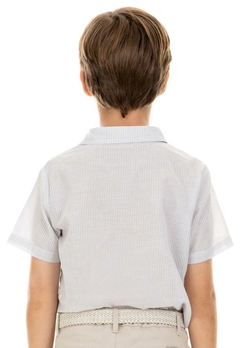 Camisa Infantil Botões Cru Ok&Pakita - comprar online