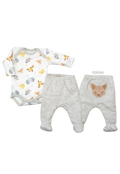 Conjunto Body Calça Bebê Animals Tilly Baby