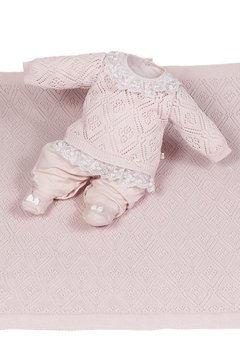 Saída de Maternidade Tricot Isabely Rosa Beth Bebê - comprar online