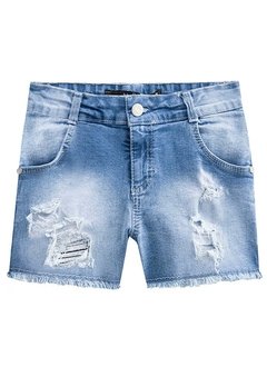 Shorts Jeans Infantil Destroyed Vic & Vicky