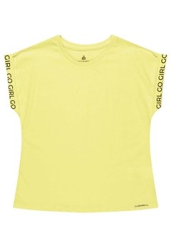 Camiseta Infantil Amarela Açucena