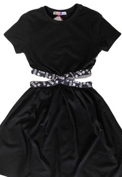 Vestido Infantil Preto Mylu - comprar online