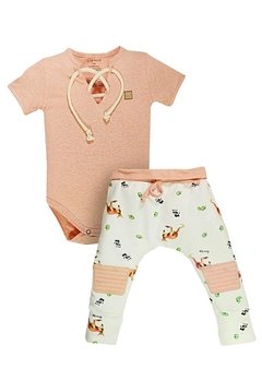 Conjunto Body Calça Sydney Creme GROW UP