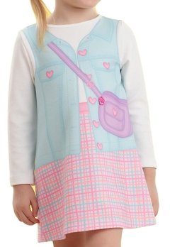 Vestido Infantil Estampado Bolsa Mon Sucre - comprar online