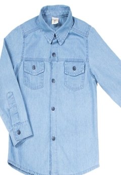 Camisa ML Infantil Jeans Claro Have Fun - comprar online